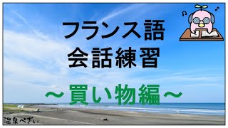 フランス語会話トレーニング ～ 買い物やショッピングに関する268フレーズ【聞き流し】 [upl. by Amzu]