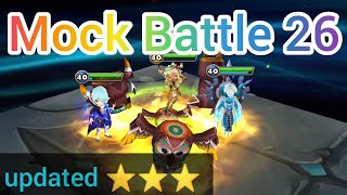 Mock Battle 26 Updated  Summoners War [upl. by Anaahs992]