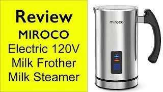 Review Miroco Milk Frother  How to make froth milk at home [upl. by Arytas]