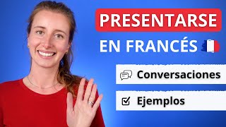 Cómo Presentarse En Francés 🇫🇷 Conversaciones Básicas Ejemplos [upl. by Netsreik]