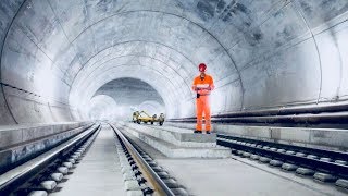 Worlds Longest Tunnel  How It Was Built  Full Documentary [upl. by Hannus]