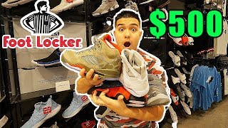 THE 500 FOOTLOCKER CHALLENGE [upl. by Atiuqel]