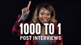 1000 to 1 PostInterviews  1000 to 1  Cut [upl. by Sidonnie]