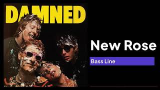 The Damned  New Rose Bass Line [upl. by Hirasuna]