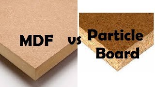 Difference between MDF amp particleboard [upl. by Aissilem]