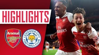 WHAT A GOAL  Arsenal 31 Leicester City  Goals amp highlights [upl. by Dinesh659]