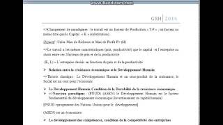 la gestion des ressources humaines GRH cours S5 [upl. by Airehtfele]