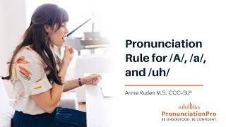 Pronunciation Rule For A a and uh [upl. by Annovaj]