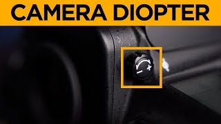 Camera Diopter Adjustment  How to get a sharp viewfinder [upl. by Rhynd350]