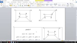 Teoría de Grafos Grafos Isomorfos Ejercicio Resuelto 1 [upl. by Lenard915]