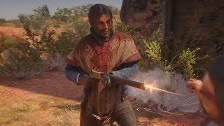 Playing as Javier Escuella in Red Dead Redemption 2 [upl. by Aihtiekal]