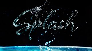 Liquid Splash Text Effect in Photoshop [upl. by Mchenry]