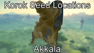 Breath of the Wild Korok Seed Guide  Akkala [upl. by Gwynne]