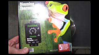 HabiStat Dimming Thermostat Black 600w close look [upl. by Stier917]