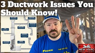 3 HVAC Ductwork ISSUES Homeowners NEED To Know [upl. by Manya486]