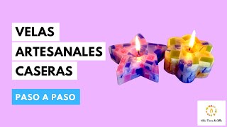 👉 Como Hacer Velas CASERAS principiantes😉 [upl. by Yuu]