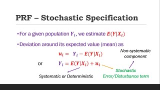 Two Variable Regression Analysis Econometrics [upl. by Gausman786]