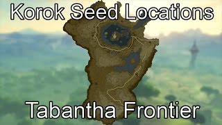 Breath of the Wild Korok Seed Guide  Tabantha Frontier [upl. by Yvan]