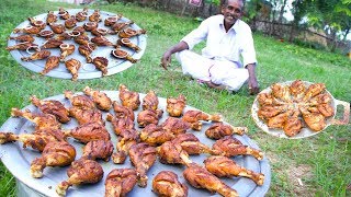 CHICKEN LEGS  Grandpa cooking chicken legs fry  Chicken legs Village Food recipes Village Cooking [upl. by Bartlett]