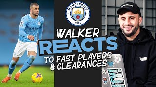 KYLE WALKER  KDB with the ball is very VERY quick  Who is the Quickest player at Man City [upl. by Ramej]