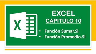 Función Sumar Si y Promedio Si en Excel [upl. by Alat]