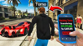 I HACKED My Little Brothers ACCOUNT In GTA 5 RP Too Far [upl. by Silyhp]