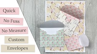 Easy DIY Envelope  No Measure [upl. by Eeluj]