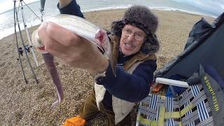 Early Winter Fishing at Chesil Beach RESULT [upl. by Annaek797]