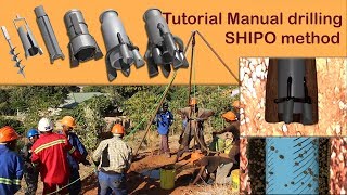 Tutorial manual borehole drilling SHIPO method [upl. by Frantz]