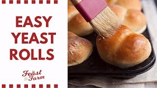 How to make easy yeast rolls [upl. by Ciaphus580]