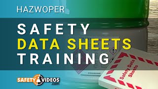 HAZWOPER Safety Data Sheets Training from SafetyVideoscom [upl. by Ronnholm]