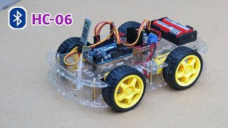 How To Make Arduino Bluetooth Controlled Car  At Home [upl. by Ayekram]