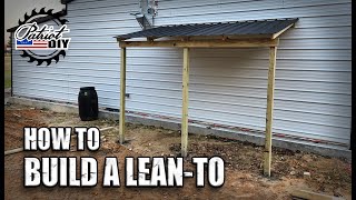 How To Build A Lean To On An Existing Building [upl. by Gastineau436]