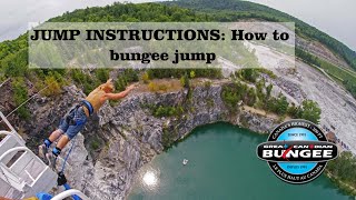 JUMP INSTRUCTIONS How to Bungee Jump [upl. by Desirae]