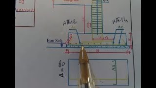 Métré de ferraillage de semelle [upl. by Hcirdeirf]