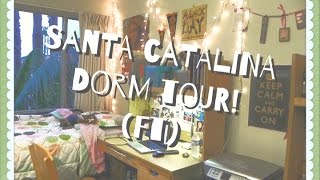 Video Tour of My Freshman Dorm Santa Catalina Hall  UCSB [upl. by Ansel]