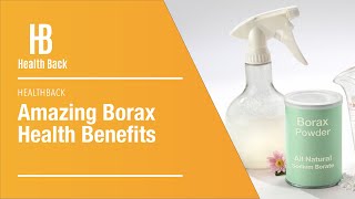 Amazing Borax Health Benefits [upl. by Jackquelin314]