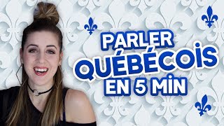 PARLER QUÉBÉCOIS EN 5 MINUTES  DENYZEE [upl. by Lopes]