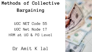 Types of Collective Bargaining  Conjunctive  Cooperative  Productive  Composite [upl. by Bozovich]