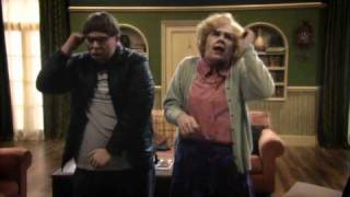 Maureen and Davids Superman Dance Off  Psychoville  BBC [upl. by Aracat]