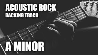 Acoustic Rock Guitar Backing Track In A Minor [upl. by Ahtael70]