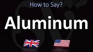 How to Pronounce Aluminum CORRECTLY [upl. by Jeffie]