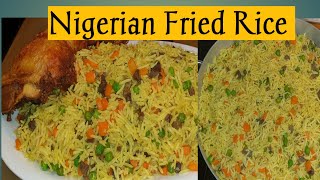 How To Cook Nigerian Fried Rice Delicious Less IngredientsSimple And Easy [upl. by Ydal]