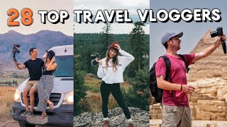 28 TOP TRAVEL VLOGGER channels to follow [upl. by Okiam]