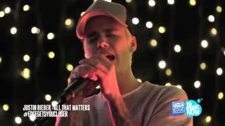 Justin Bieber  All That Matters live acoustic HD [upl. by Sherourd258]