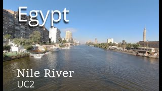 walking around the Nile RiverCairo Egypt🇪🇬 [upl. by Yesor118]