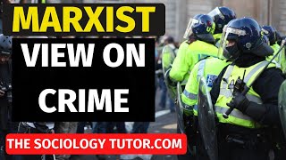 Marxist view on Crime and Deviance Sociology A Level [upl. by Israel658]