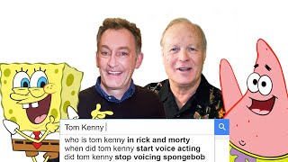 SpongeBobs Tom Kenny amp Bill Fagerbakke Answer the Webs Most Searched Questions  WIRED [upl. by Conover]