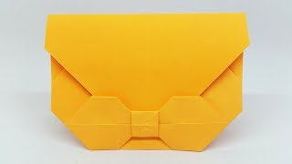 DIY Easy Origami Envelope Tutorial  Paper Envelope making ideas [upl. by Egan]