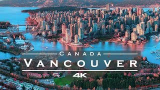 Vancouver Canada 🇨🇦  by drone 4K [upl. by Ydeh860]